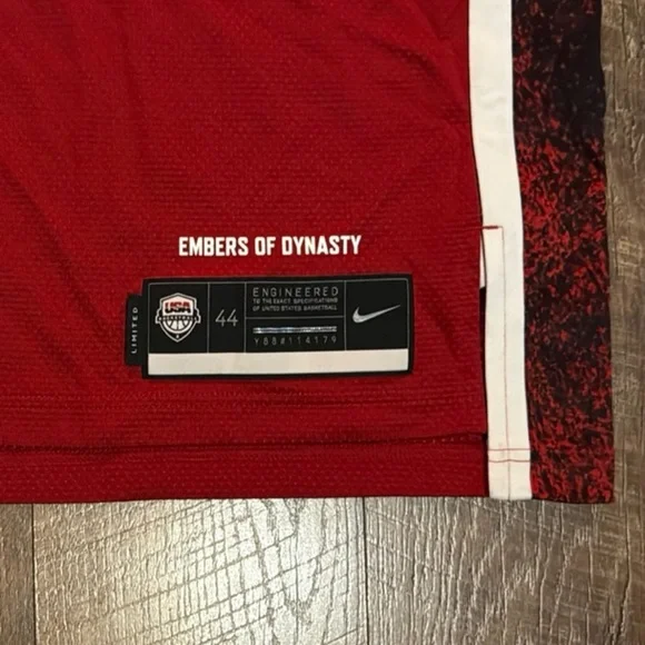 Nike USA Red Basketball Jersey - Picture 2 of 4